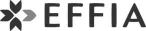 Logo de Effia. solutions de gestion de stationnement sur voirie ou en ouvrage pour nos clients publics ou privés (collectivités, gares, hôpitaux, centre-commerciaux…).
