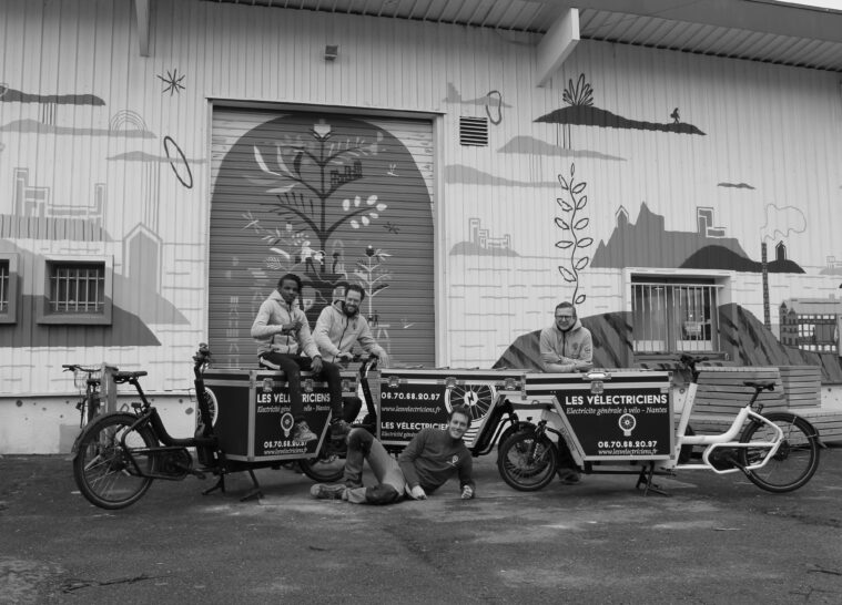 Les Vélectriciens, entreprise d’électriciens à vélo