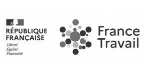 Logo de France Travail avec la Marianne - nantes métropole entreprises