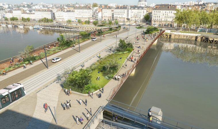 Projet du futur Pont Anne de Bretagne