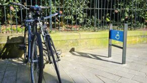 Le support vélo adapté aux PMR a été installé gare Nord