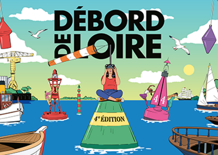 Affiche de la 4e édition de Débord de Loire.