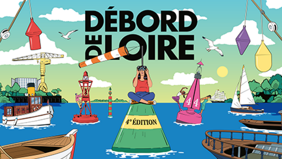 Affiche de la 4e édition de Débord de Loire.